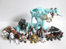 Galactic Heroes Star Wars Figures Bundle Playset ,Speeder Bikes Inc R2D2 & C3P0