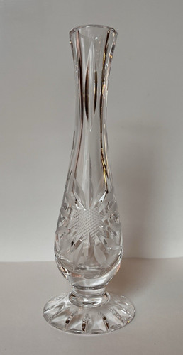 Vintage cut crystal - cut, bud