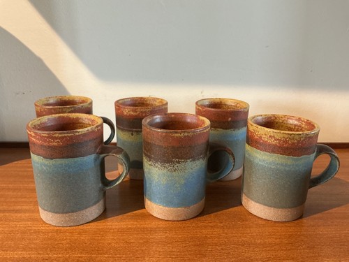 Set six vintage - set, robin