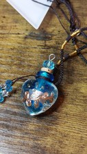 Lampwork perfume bottle - lampwork,