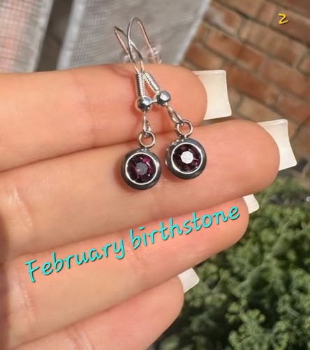 February birthstone 925 silver - february,
