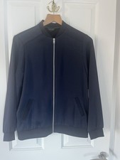 Top Shop Silky Navy Bomber