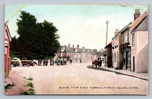 Postcard hythe market - postcard,
