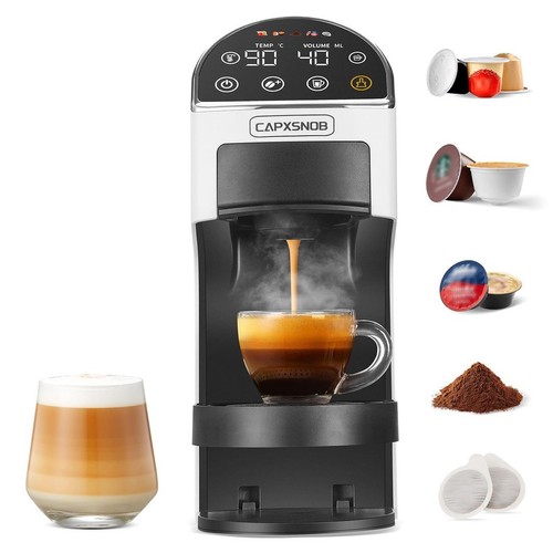 Coffee pod machine - machine, 5-in-1