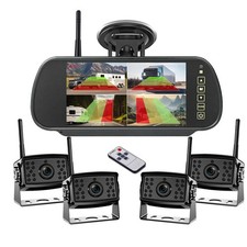 Wireless 7" Mirror Monitor DVR