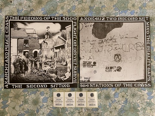Crass poster sleeves - , feeding