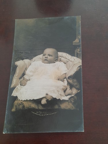 Old postcardbaby dennis - old,