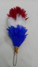 Glengarry Feather Plume Hackle Red Color/Balmoral Cap & Hats 6" Hackles Green