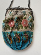 antique beaded bag - likely