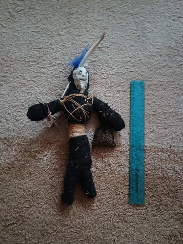 Handmade voodoo doll - voodoo,