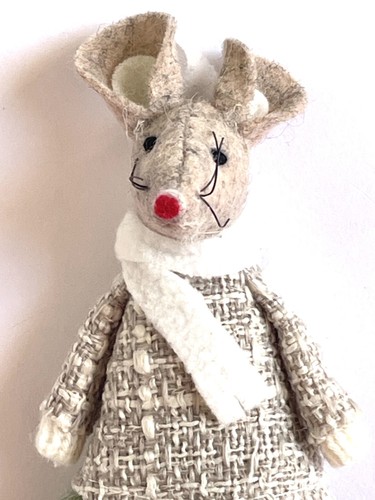 Felt mouse brooch - , ladies