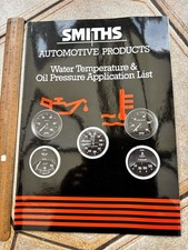 Smiths Automotive Products Water Temperature & Oil Pressure Application List