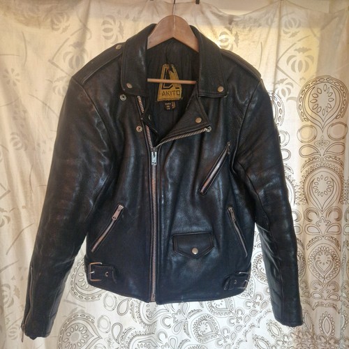 Akito vintage leather biker - vintage,