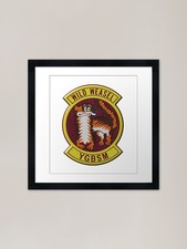 Wild weasel framed art print - art,