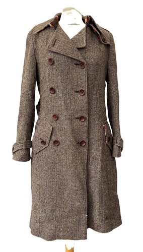 Hobbs brown herringbone - brown,