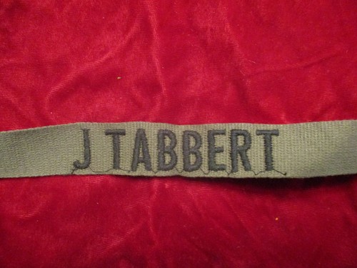 Military name tag patch - military,