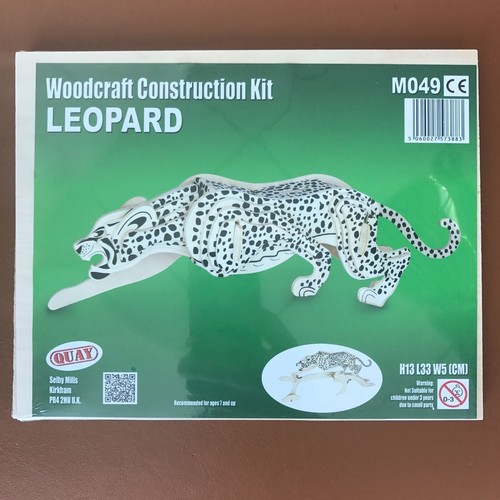 Leopard woodcraft construction - leopard,