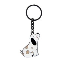 Sass & Belle Barney Dog Metal Enamel Keyring Key Holder Novelty Gift Bag Charm