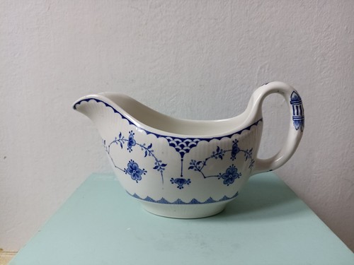 Masons blue denmark gravy boat - masons,
