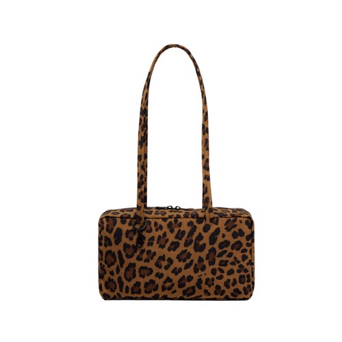 Casual nylon shoulder tote - nylon,