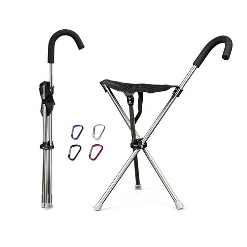 Walking stick with seat - stick,