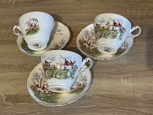 Three regency bone china - three,