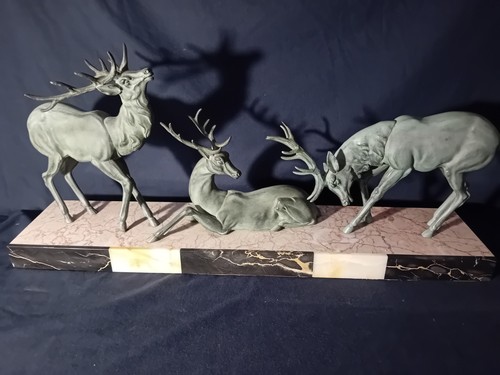 Art deco bronze sculpture - art-,