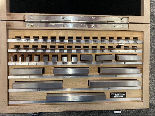Gage blocks m47 - set, metric