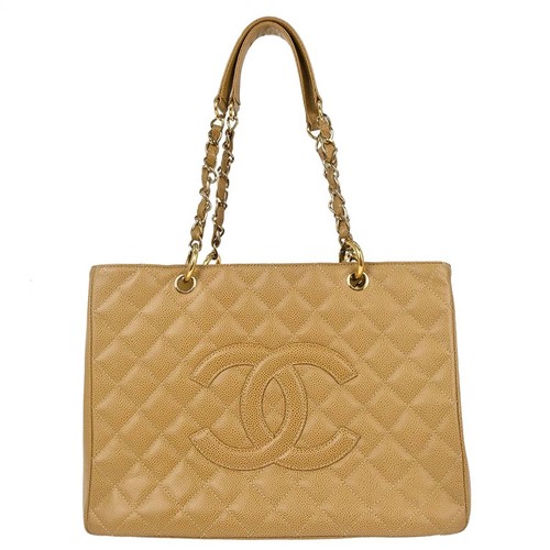 Chanel beige calfskin - chanel, grand