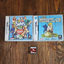 Nintendo DS Game Bundle X3 - Sims 2 pets, Nintendogs, Lost Magic - Stocking Fill