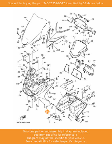 Yamaha body cowling - body,,