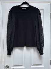Women's Mint Velvet Black Top