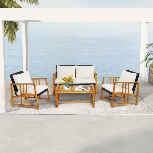 Pcs outdoor wicker chair - pe,