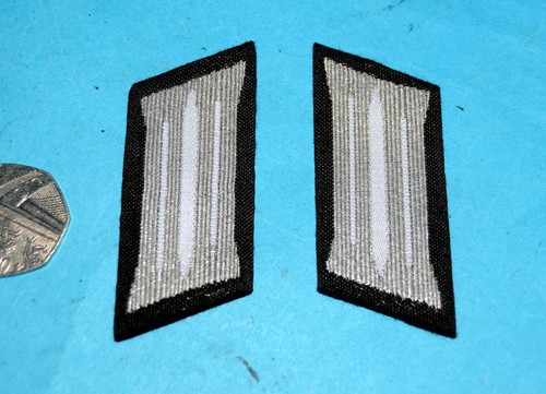 German pair collar insignia - german,