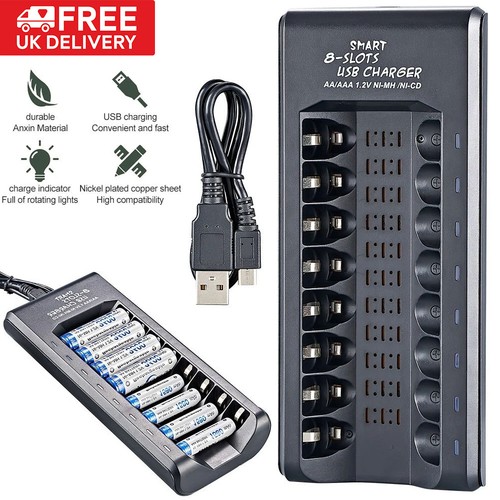 Slot fast battery charger - 8,