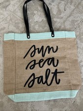 Tote Shopper Beach Bag (Sea