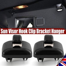 2X BLACK SUN VISOR CLIP HOLDER HOOK FOR AUDI A3 S3 A4 A5 Q3 Q5 TT 8U08575624PK