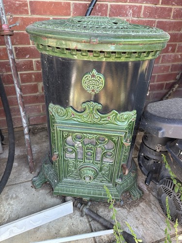 Antique green godin enamelled - godin,