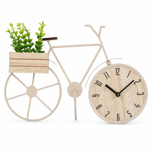 Bicycle table clock - bicycle,