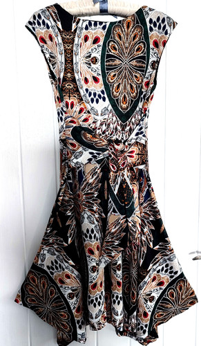 Dress sleeveless hanky hem - sleeveless,