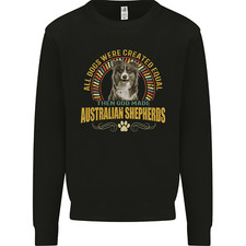 An Australian Shepherd Dog Mens Sweatshirt Jumper