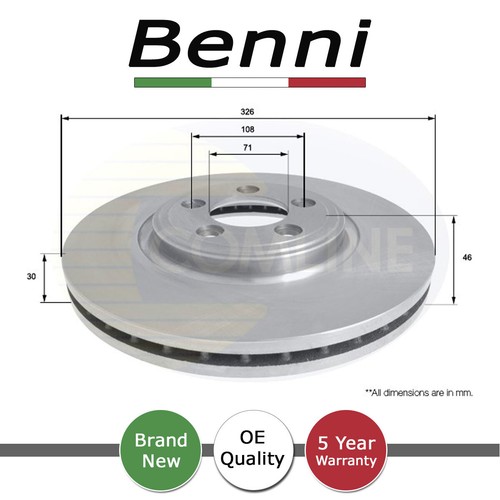 Brake disc front benni fits - disc,