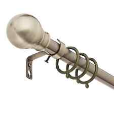 Home Extendable Curtain Pole 110cm-300cm Brass With Sleek Exterior - NEW
