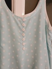 Beautiful Handmade Long Poly/Cotton Nightdress. Size 22? (46 inch chest)