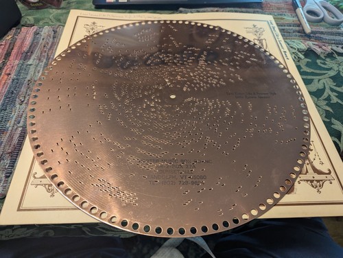 Porter music box metal - 15, 1/2"