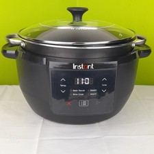 Instant SCMC8000 Digital Slow Cooker Keep Warm Functions 10 Portions 7.1L Black
