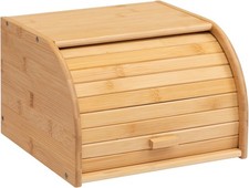 Kitchen Bread Bin Roll Top Lid