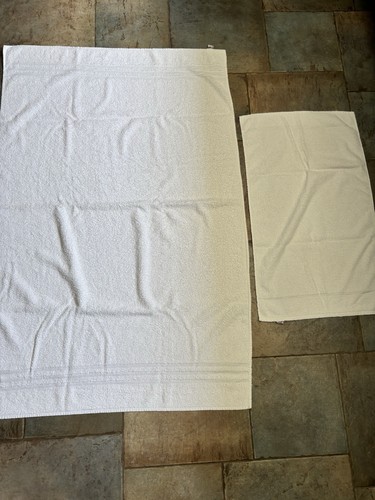 White bath sheet hand towel - hand,