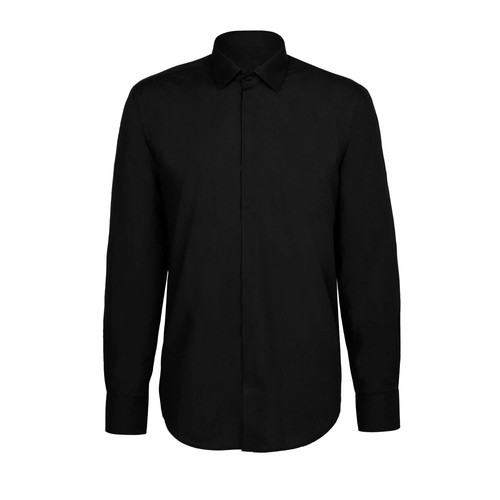 Black tailored fit shirt - tailored,