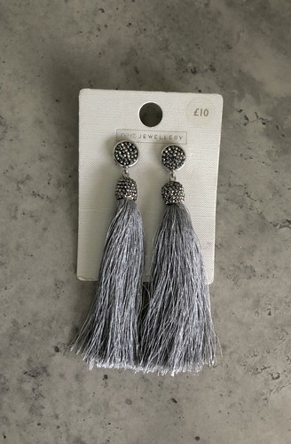 Next grey tassel earrings - next,